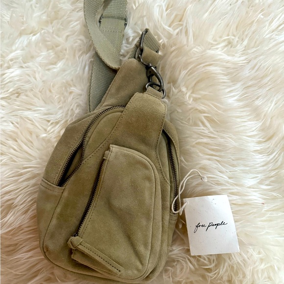 Free people suede leather cross bag new - Picture 3 of 5
